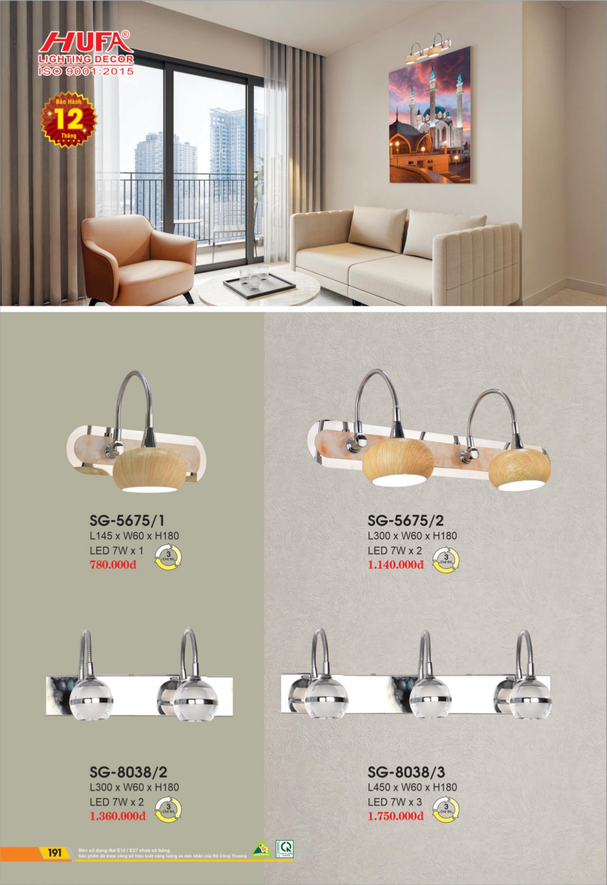 Bảng giá đèn LED HUFA 2026